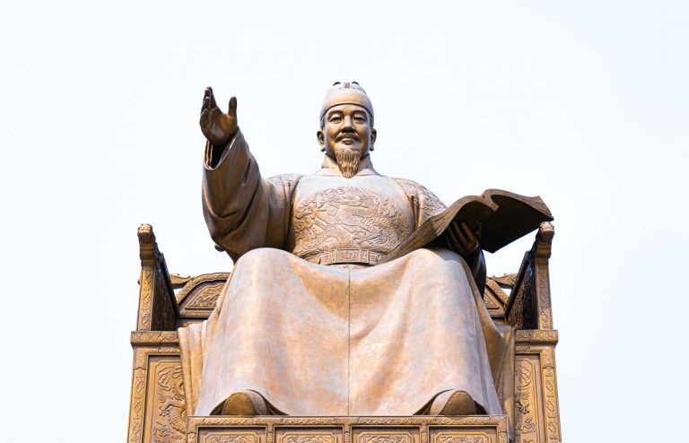 Das koreanische Alphabet Hangeul